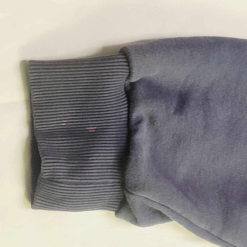 Air De Paris Men's XL Full Zip Hoodie Navy Blue Zipper Paris Shield Logo Q43 - Picture 14 of 15